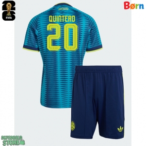 Colombia Juan Fernando Quintero #20 Replika Babytøj Udebanesæt Børn VM 2026 Kortærmet (+ Korte bukser)